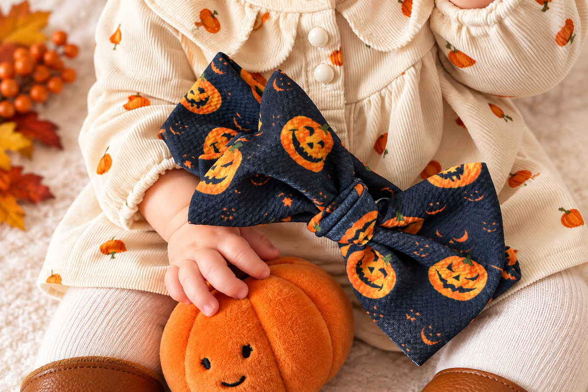 Halloween Beau Bow Headband, 2 colour ways