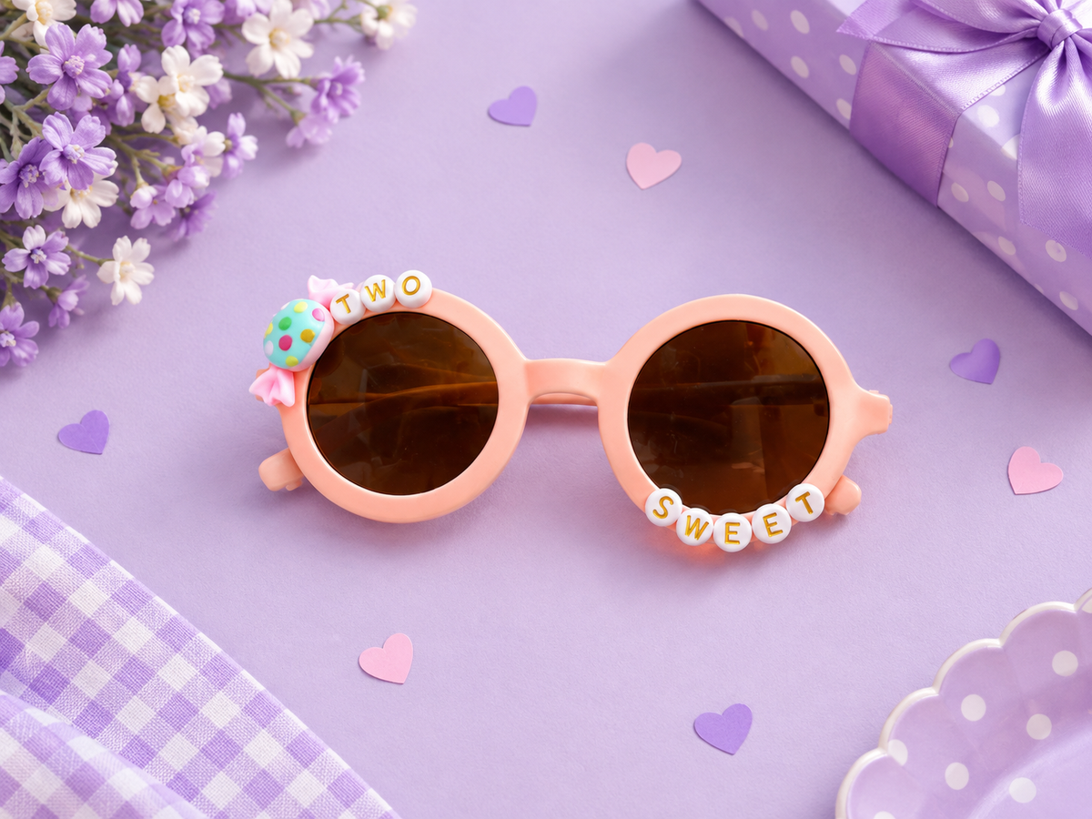 ‘Two’ sweet birthday sunglasses