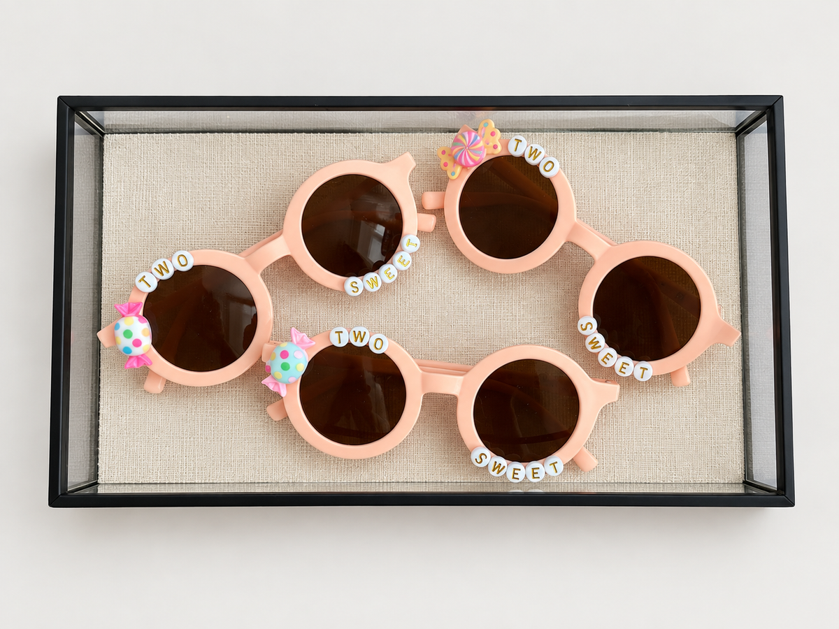 ‘Two’ sweet birthday sunglasses