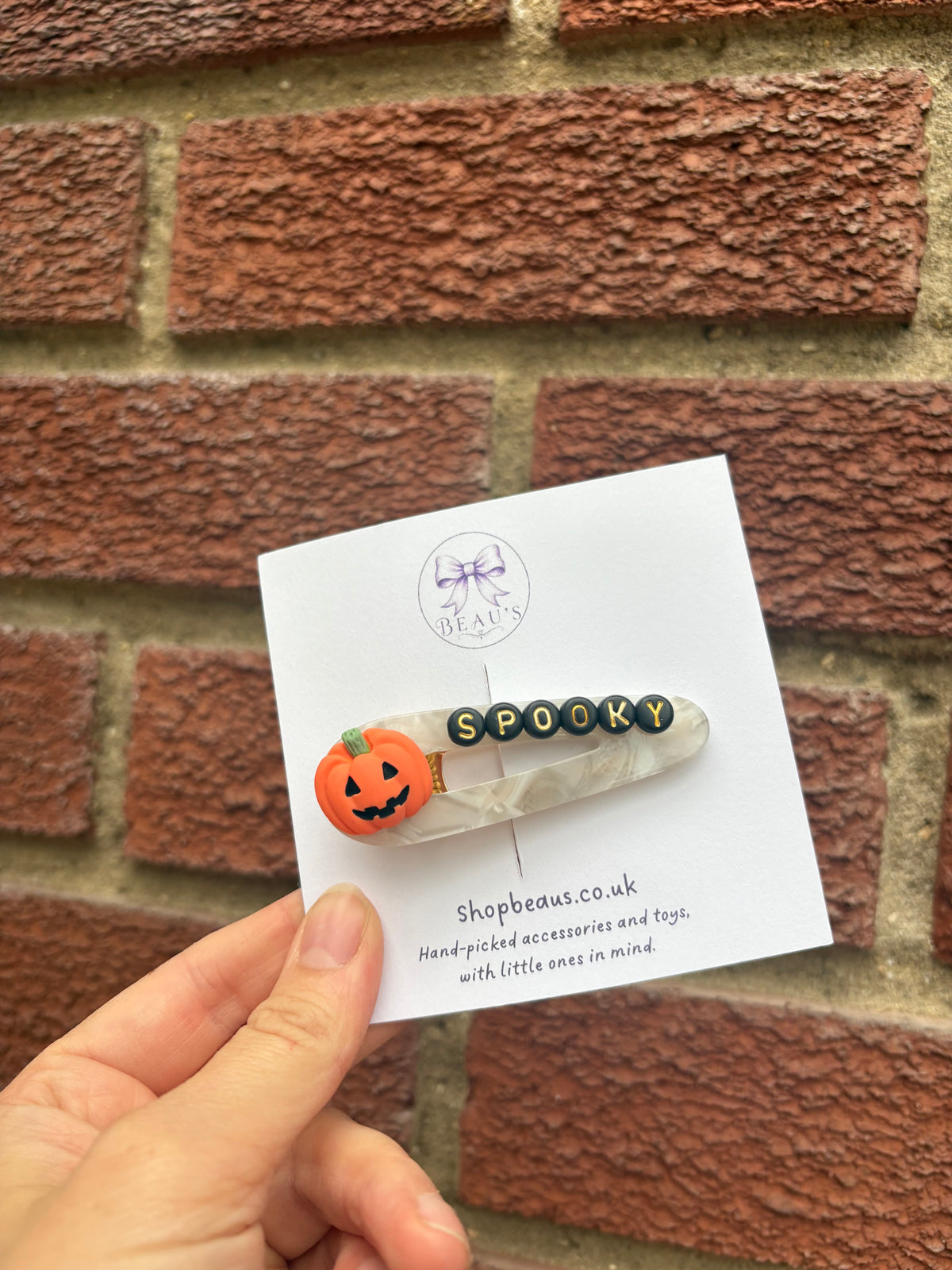 Pumpkin Hair Clip