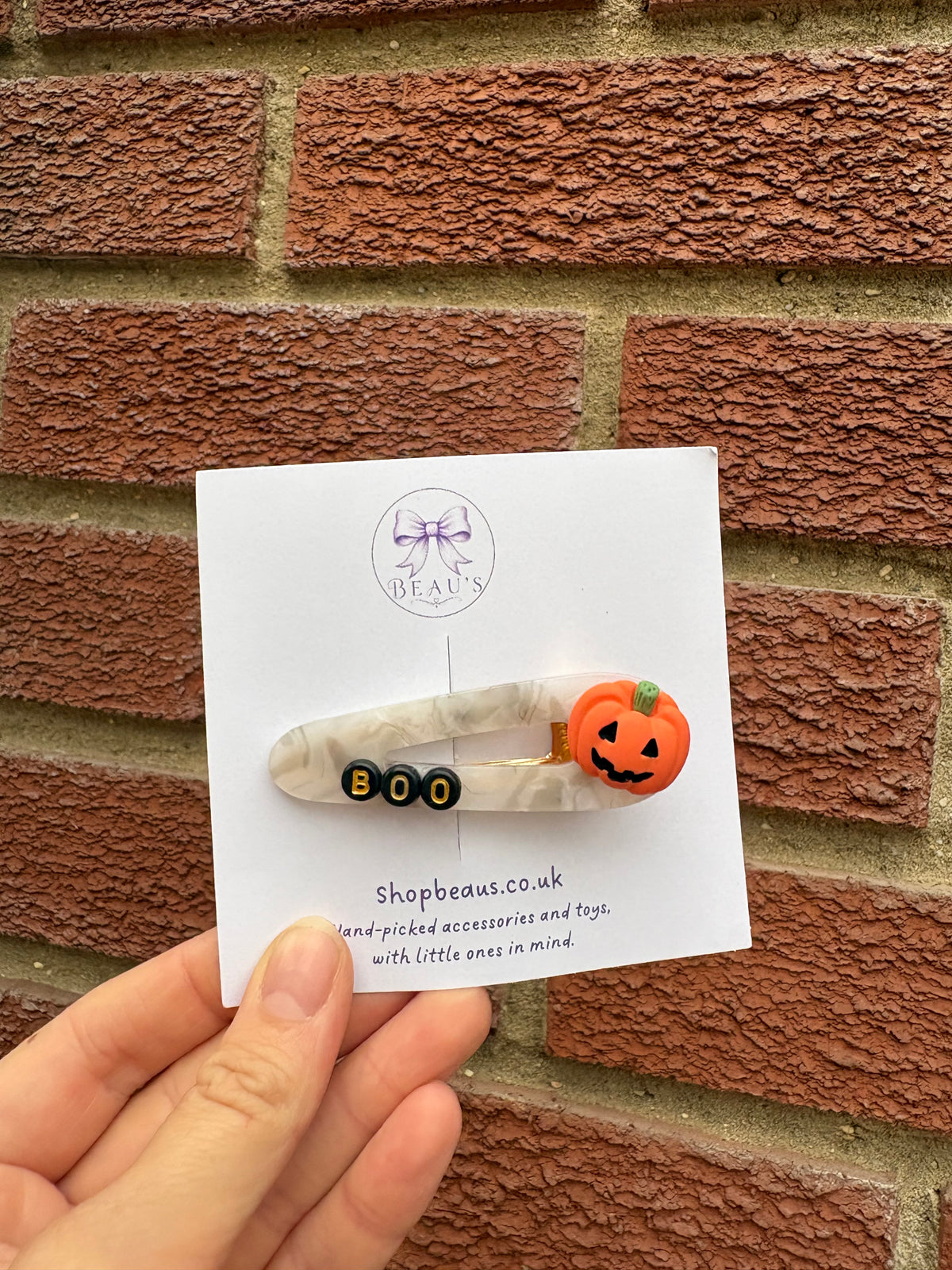 Pumpkin Hair Clip